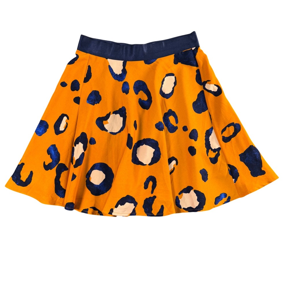 3.1 Phillip‎ Lim Leopard Print A-Line Skirt Y2K Designer 4 20th Anniversary